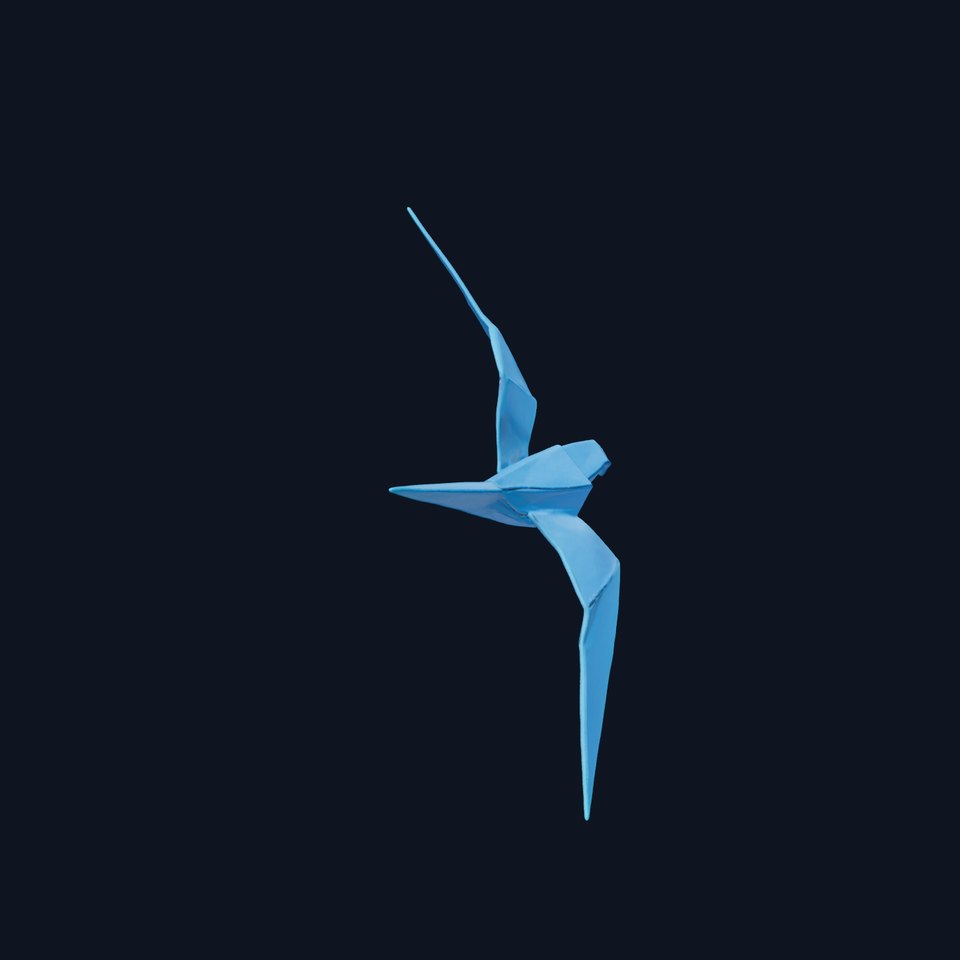 Artistic Origami Swallow 3D model pack
